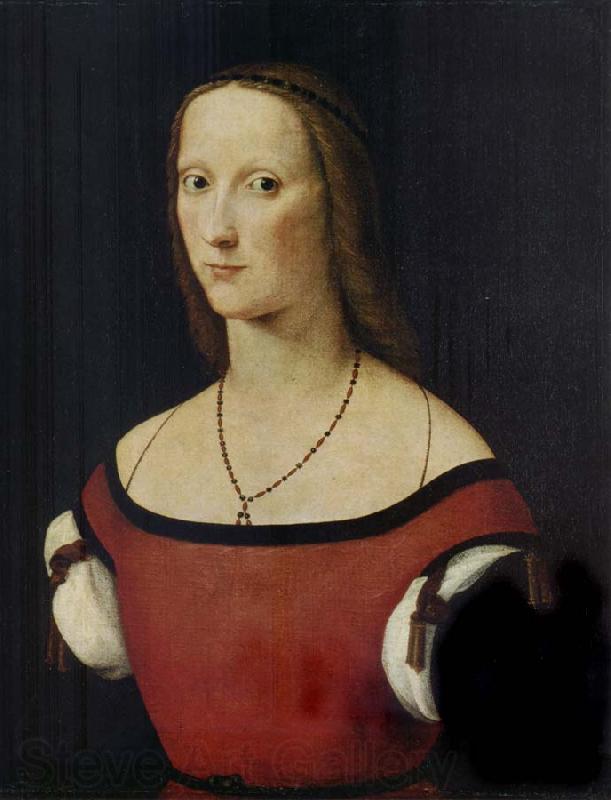 Lorenzo  Costa Portrait of a Woman Spain oil painting art